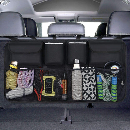 URAQT Car Organizer for Trunk & Back Seat Black